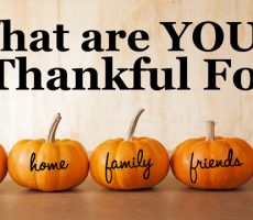 Thanksgiving! What are you thankful for?